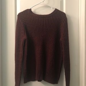 Burgundy sweater